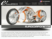 Tablet Screenshot of custom-motorcycle-parts.com